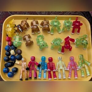 Zing Stikbot Stop Motion Posable Assorted Figures, Animals & Accessories